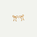 Gold Bow Earrings