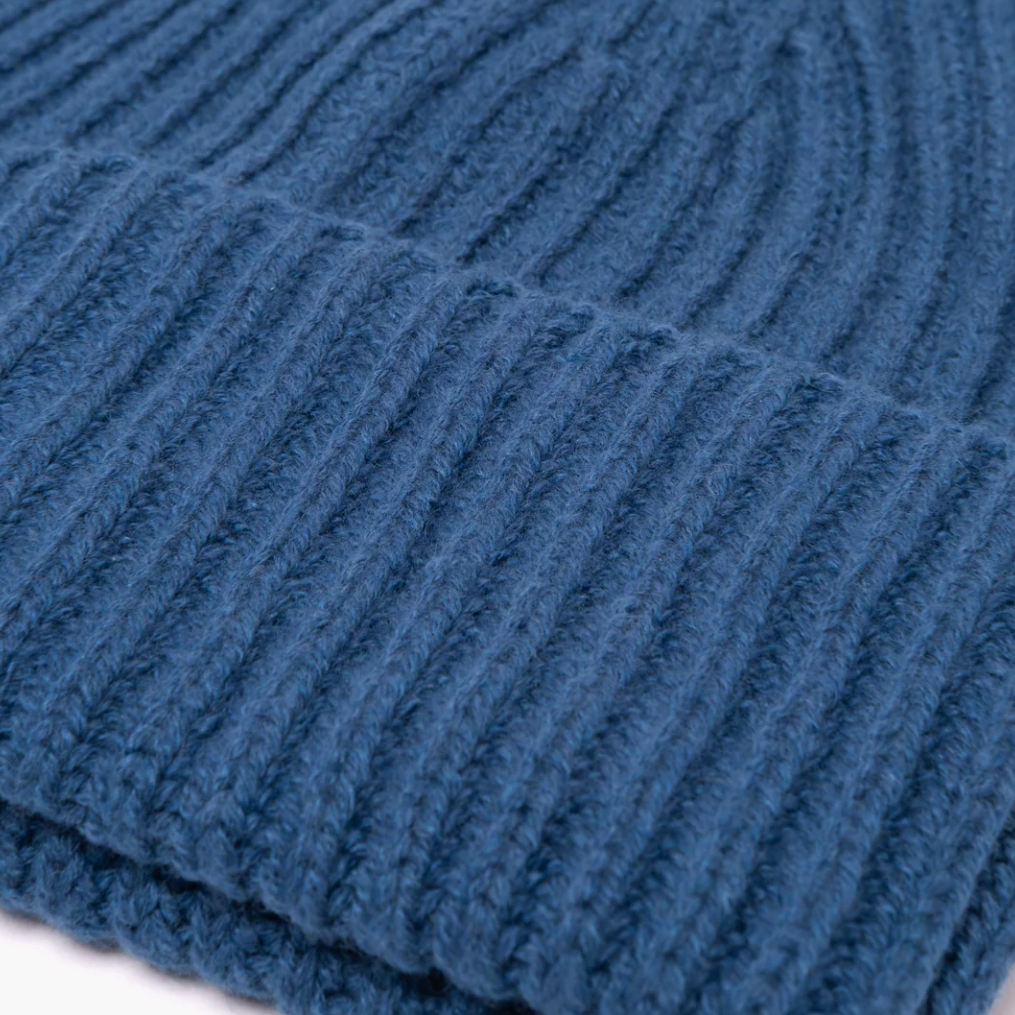 Aqua Wool Cashmere Beanie