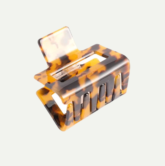 Brown Tortoiseshell Small Hair Claw