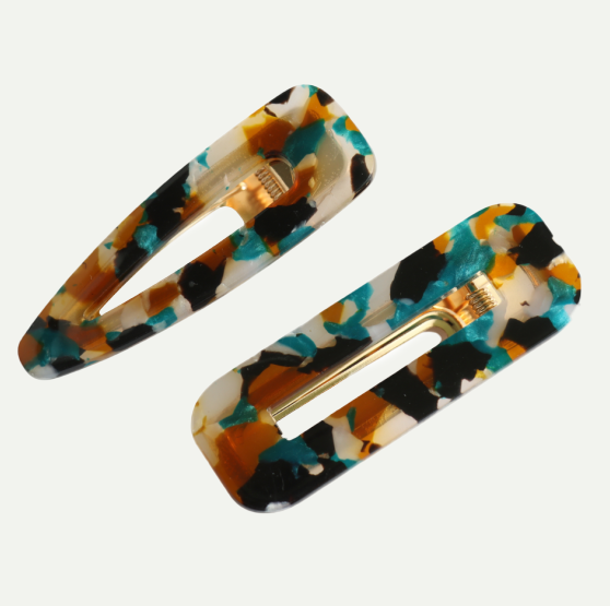 Blue Hair Clips