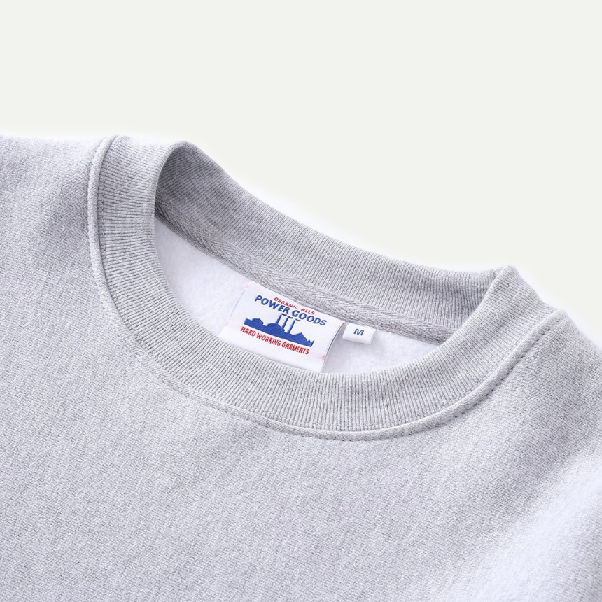 Heather Grey Super Weight Crewneck