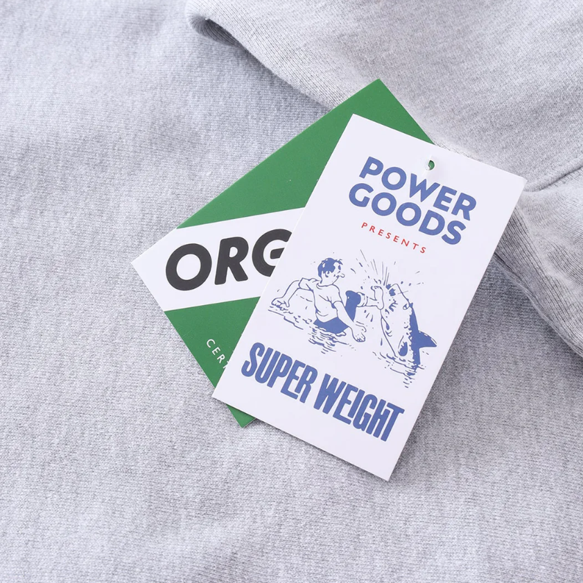 Heather Grey Super Weight Crewneck