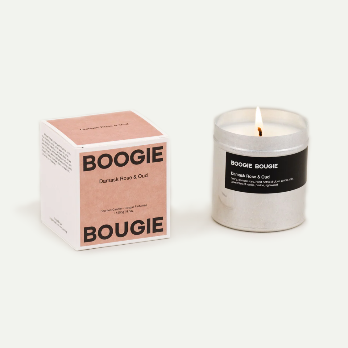 Damask Rose & Oud Scented Candle