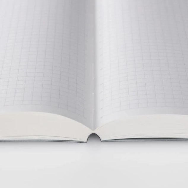 Lake Blue A5 Grid Notebook