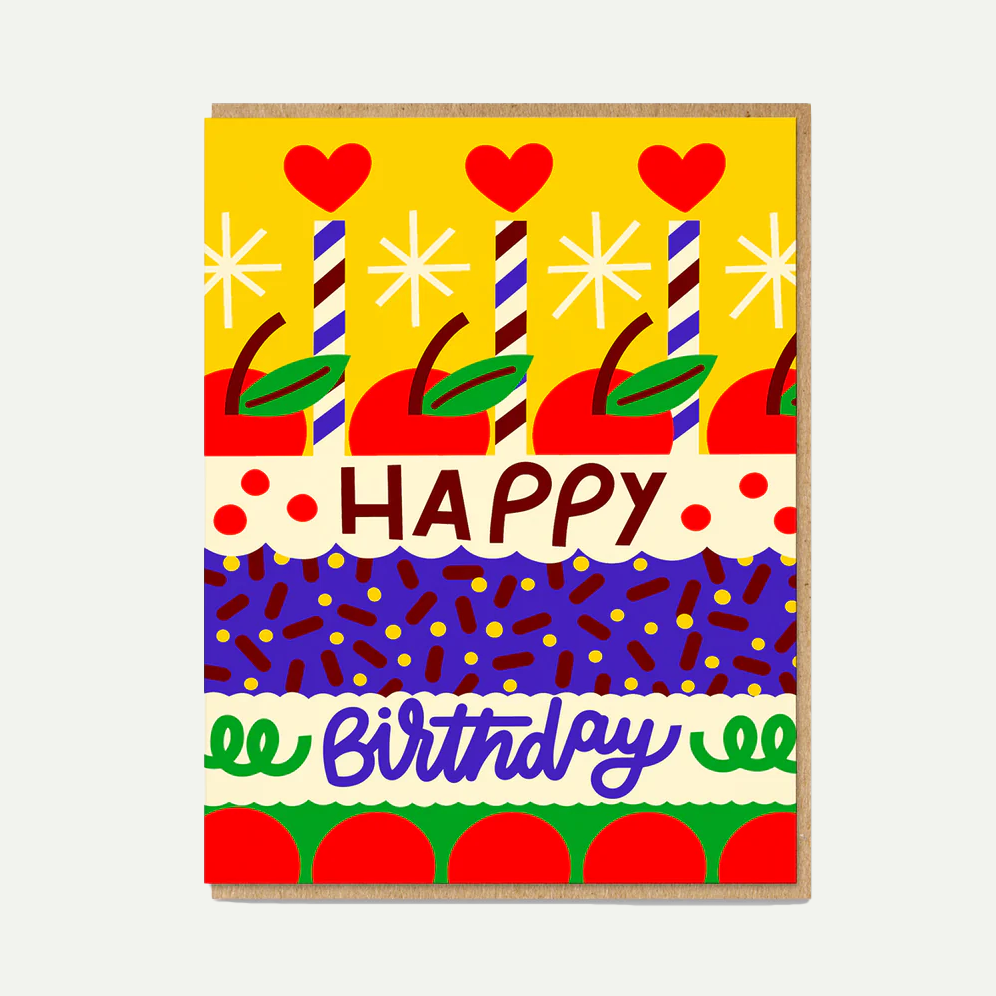 F&L Fruit Cake Birthday Card