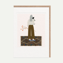 Cat Lady Greeting Card