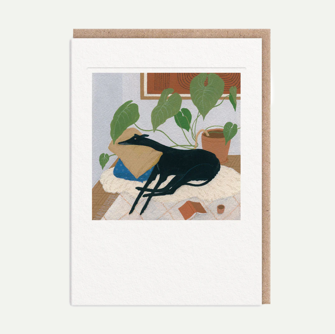 Greyhound Greeting Card