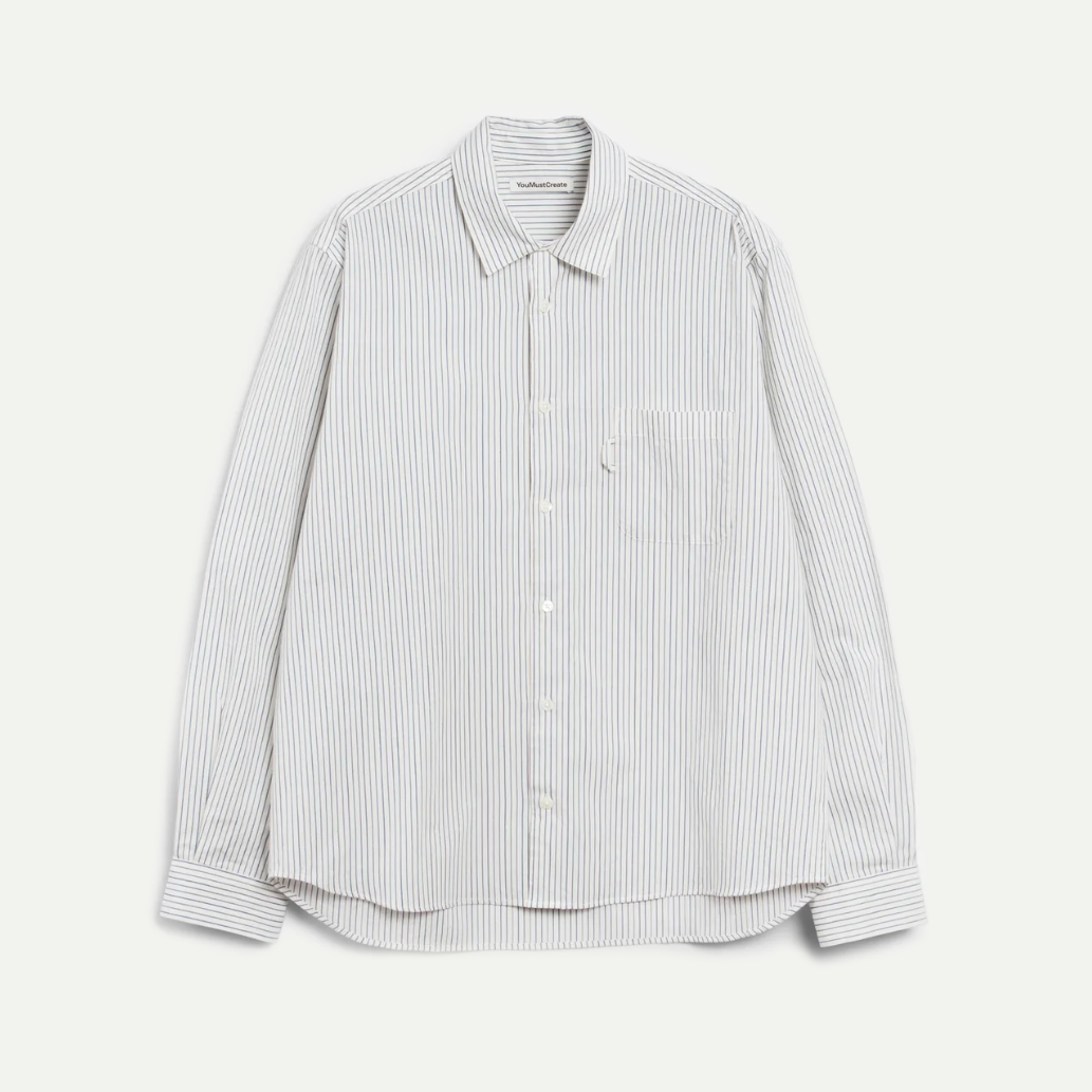 Natural/Navy Curtis Shirt