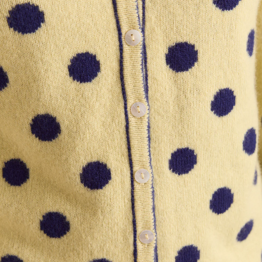 Navy/Butter Tabitha Reversible Cardigan