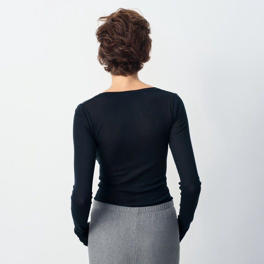 Charcoal Massachusetts Long Sleeve T-Shirt