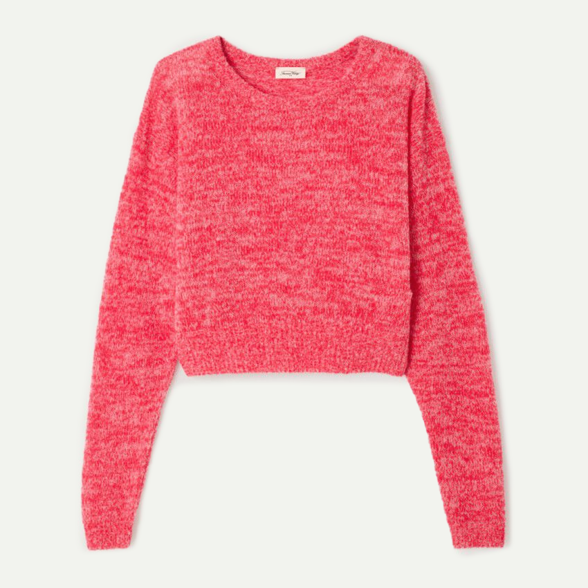 Fluro Strawberry Chine Pullover