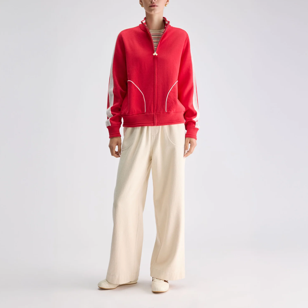 Massai Red Dasy Knit Sweater