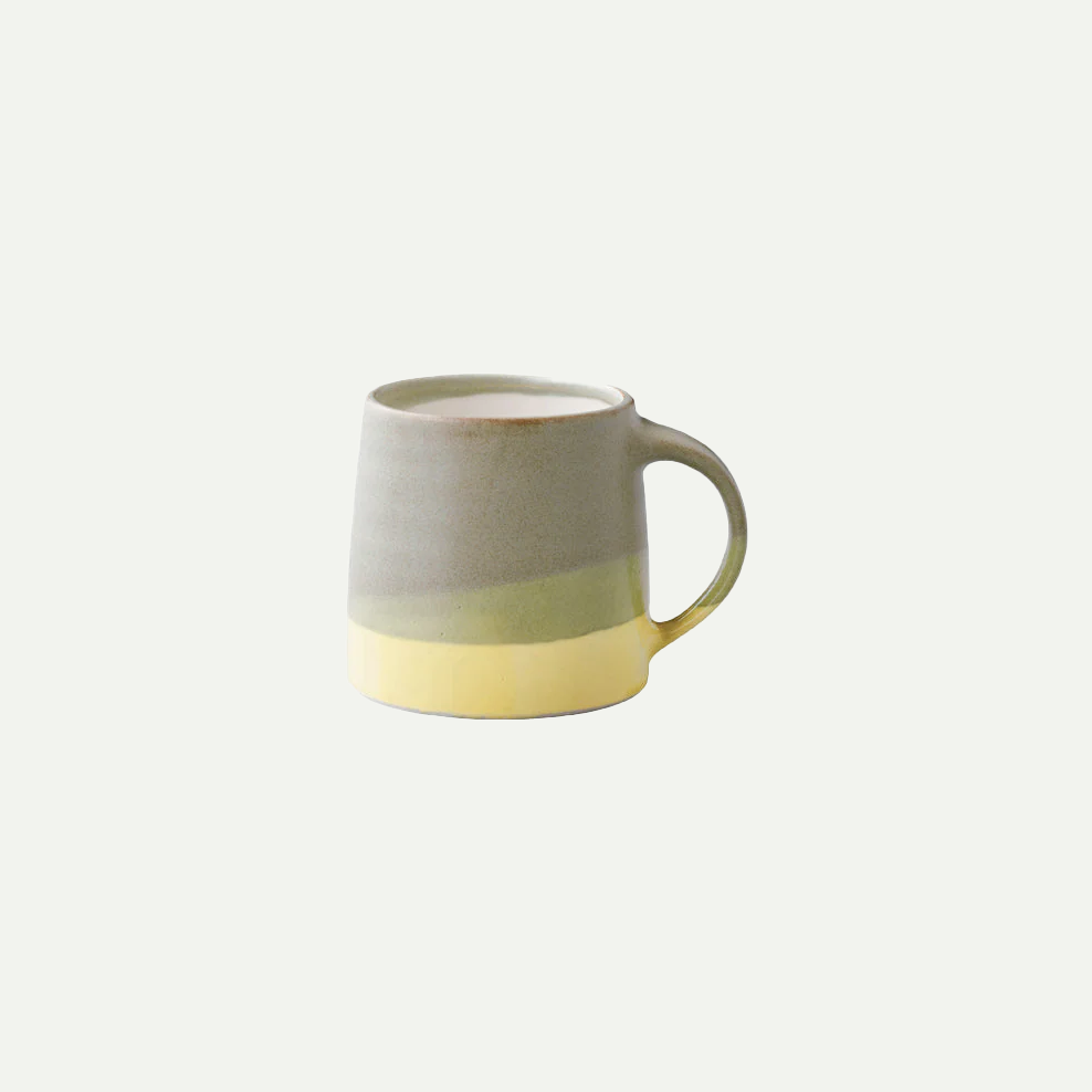 Moss Green/Yellow 320ml Mug