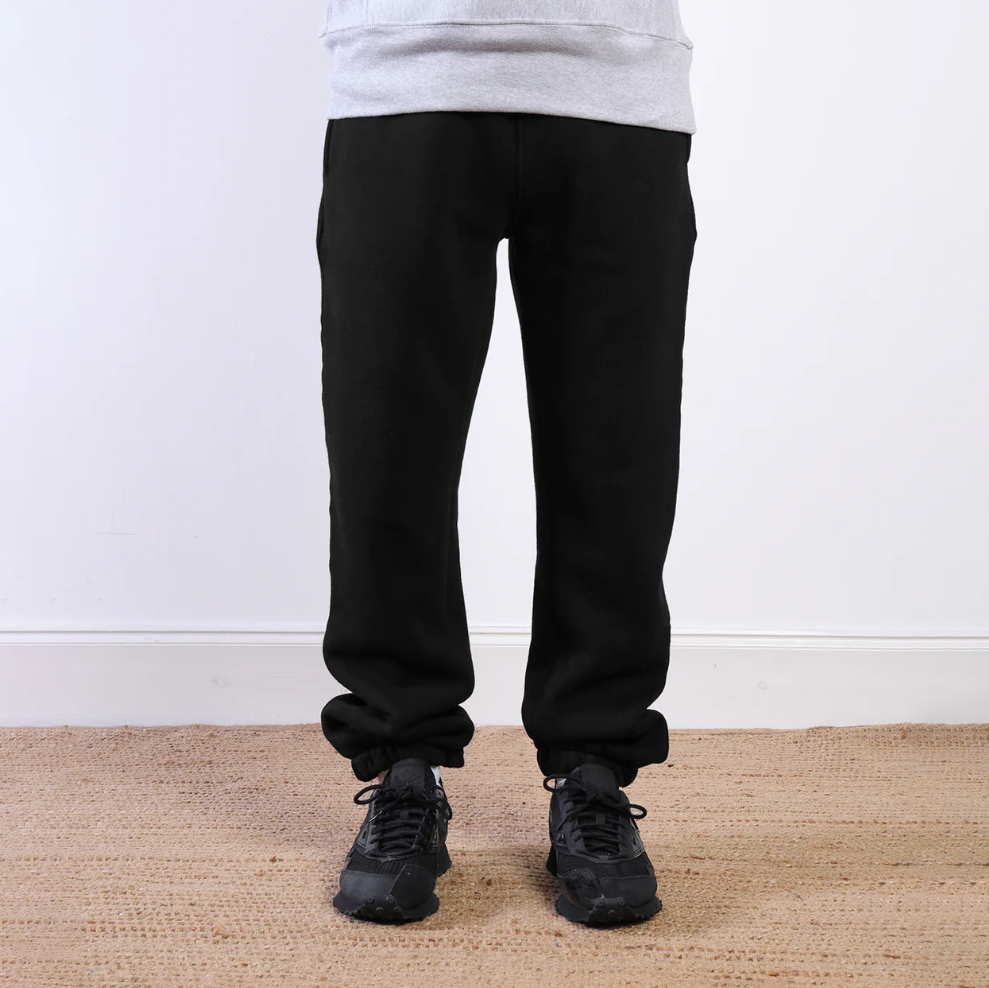 Black Super Weight Sweatpants