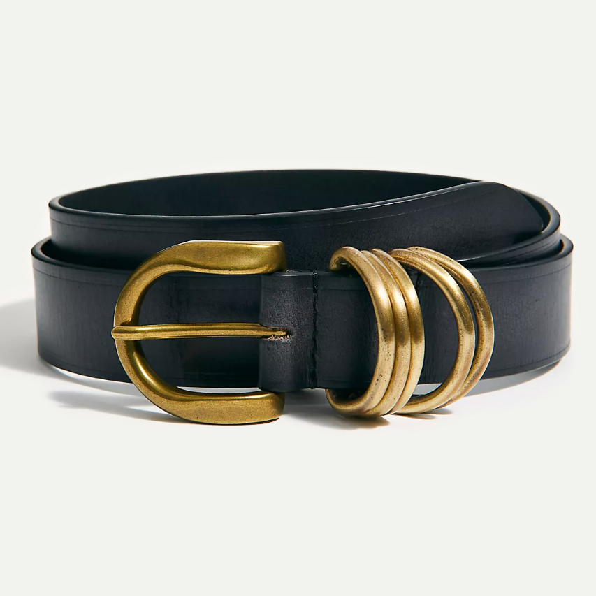 Black Rori Leather Belt