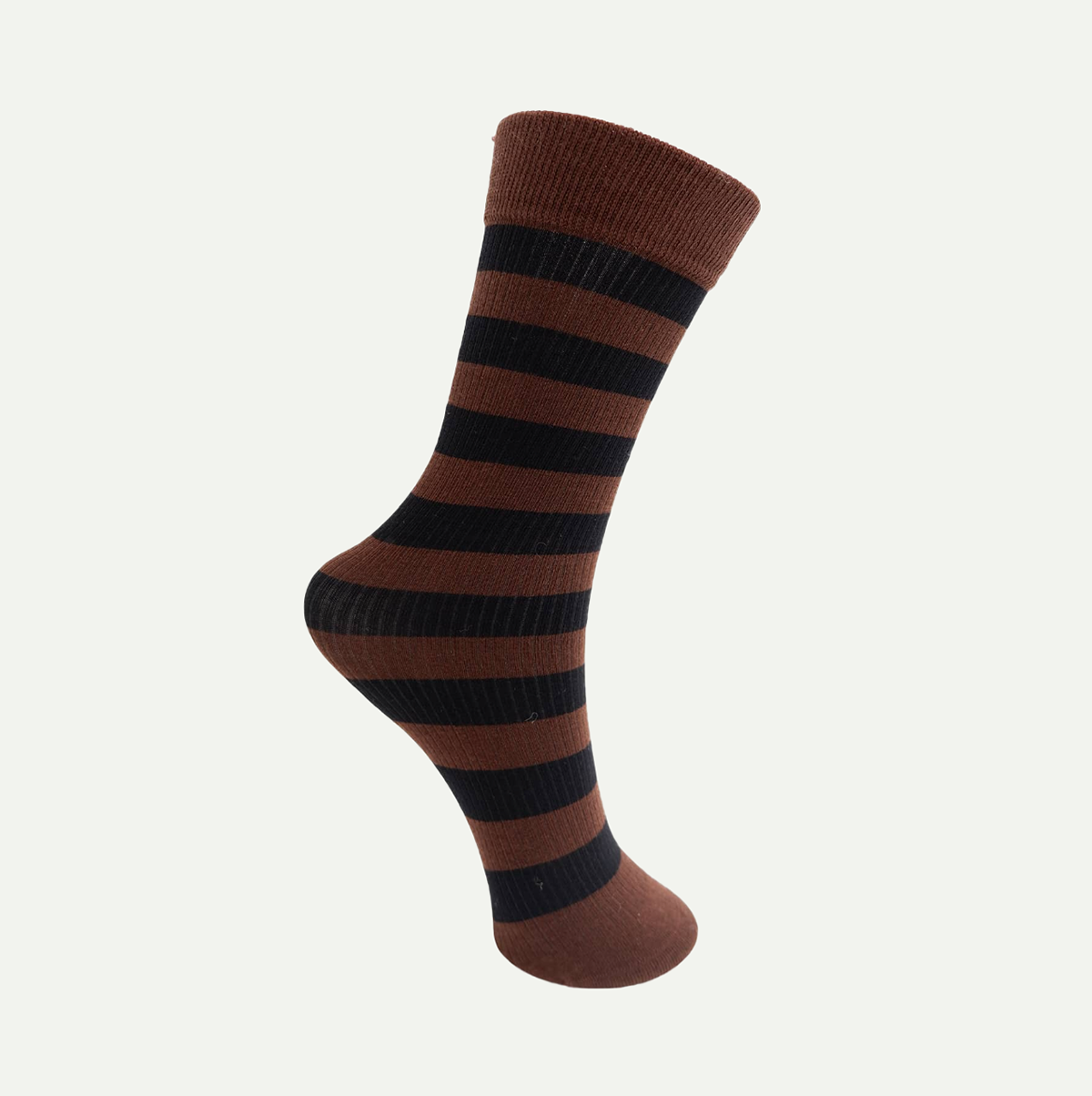 Coffee Joanie Stripe Sock