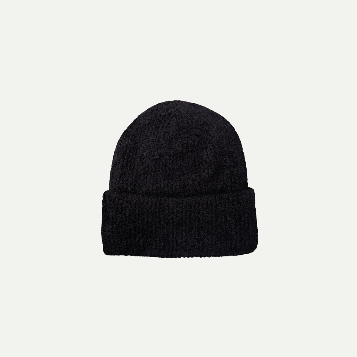 Black Ginger Rib Hat