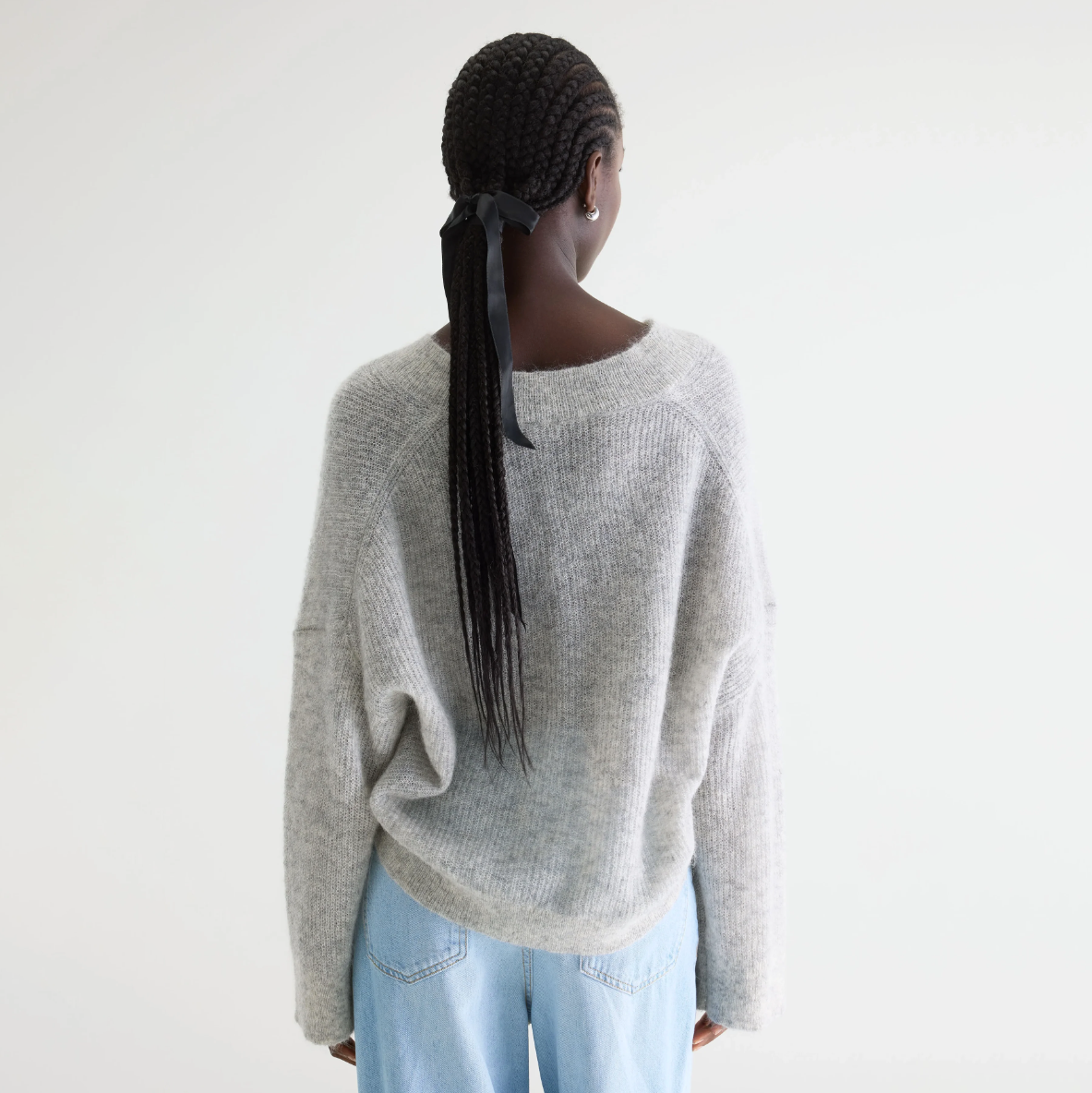 Light Grey Arco Knit Sweater