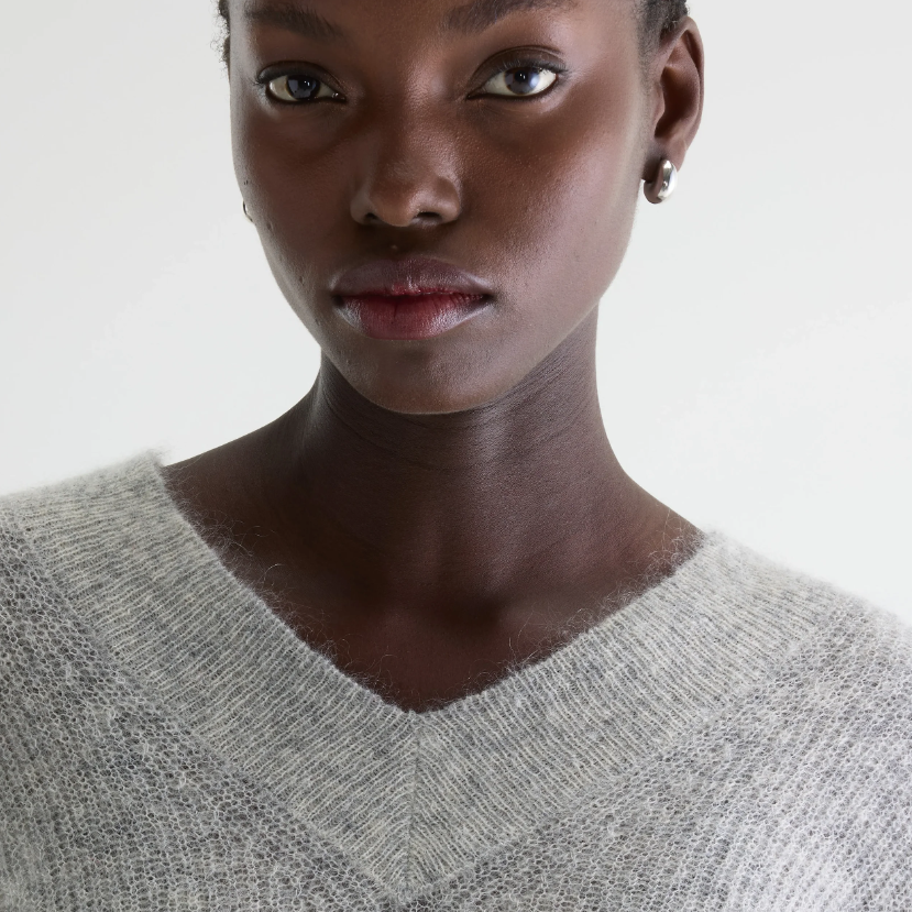 Light Grey Arco Knit Sweater