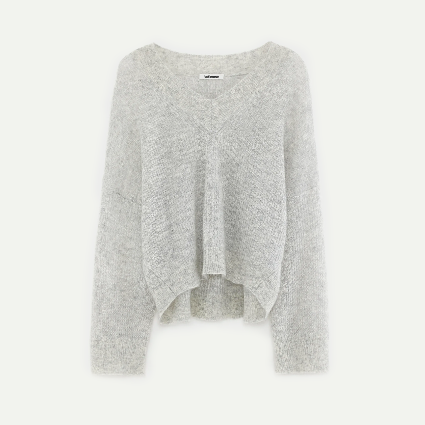 Light Grey Arco Knit Sweater