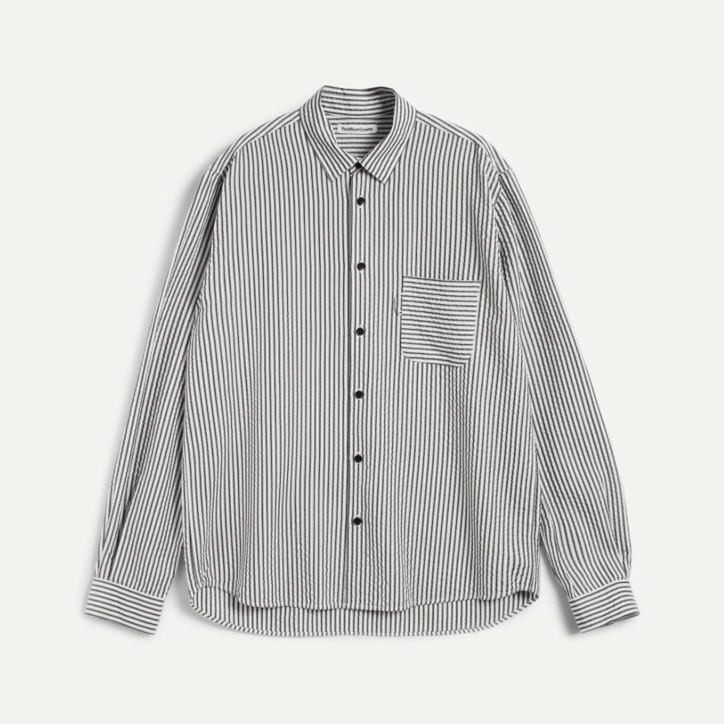 Multi Seersucker Stripe Curtis Shirt