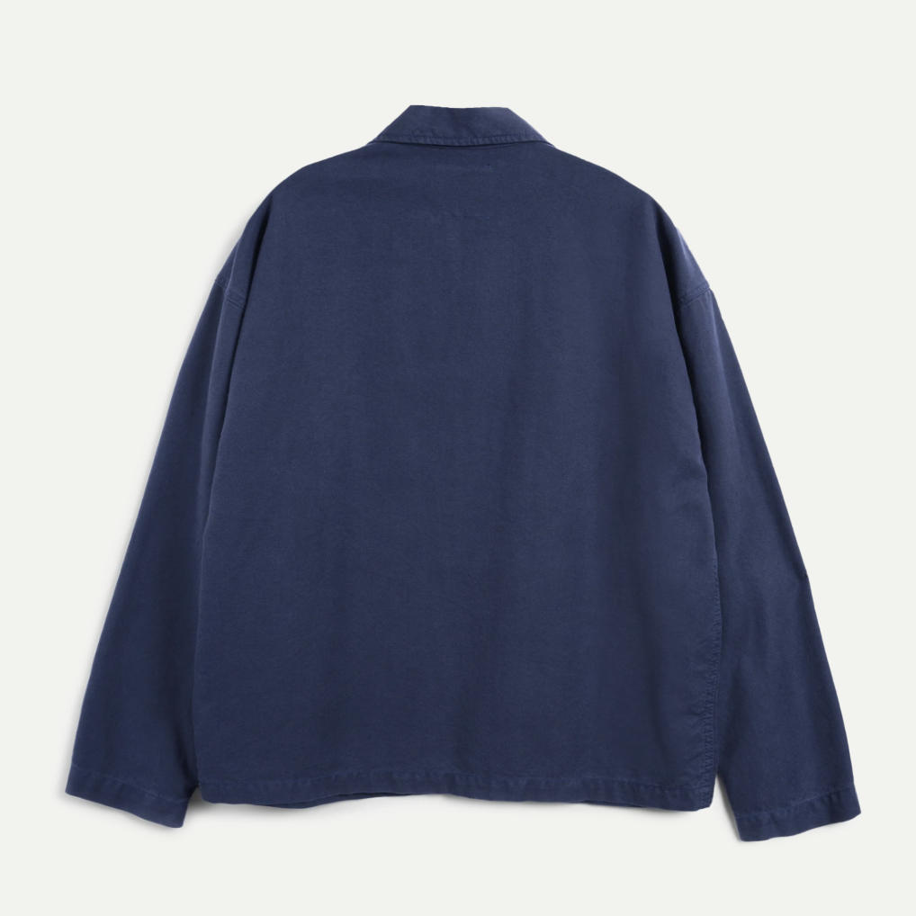 Navy Micro Canvas PJ Jacket