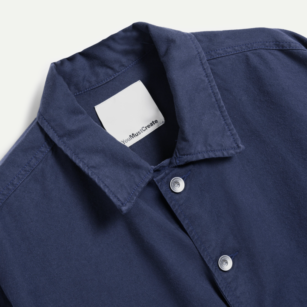 Navy Micro Canvas PJ Jacket