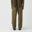 Khaki Gabriel Garment Dyed Twill Trouser