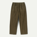 Khaki Gabriel Garment Dyed Twill Trouser