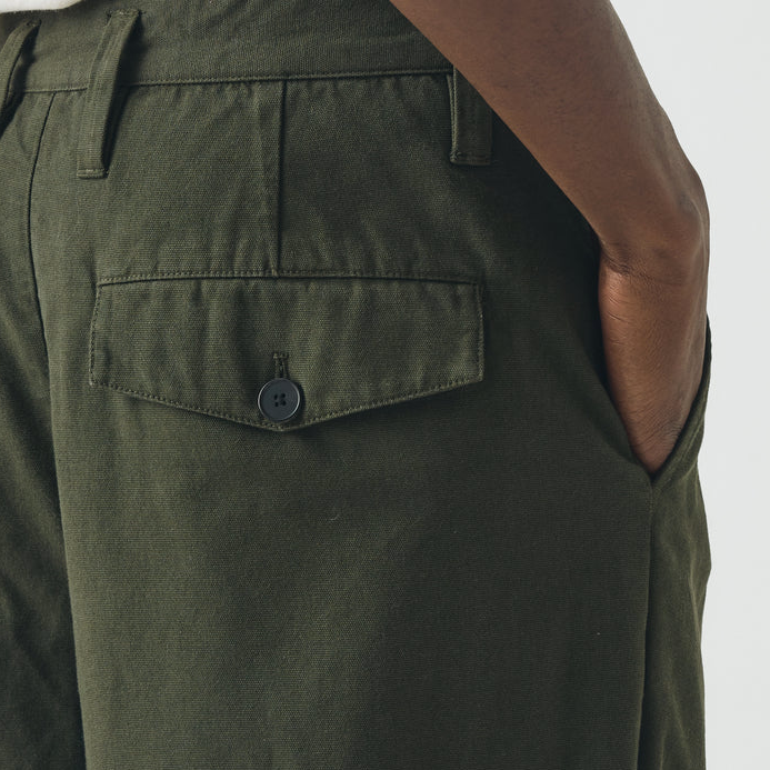 Kale Bill Cotton Wide Leg Trousers