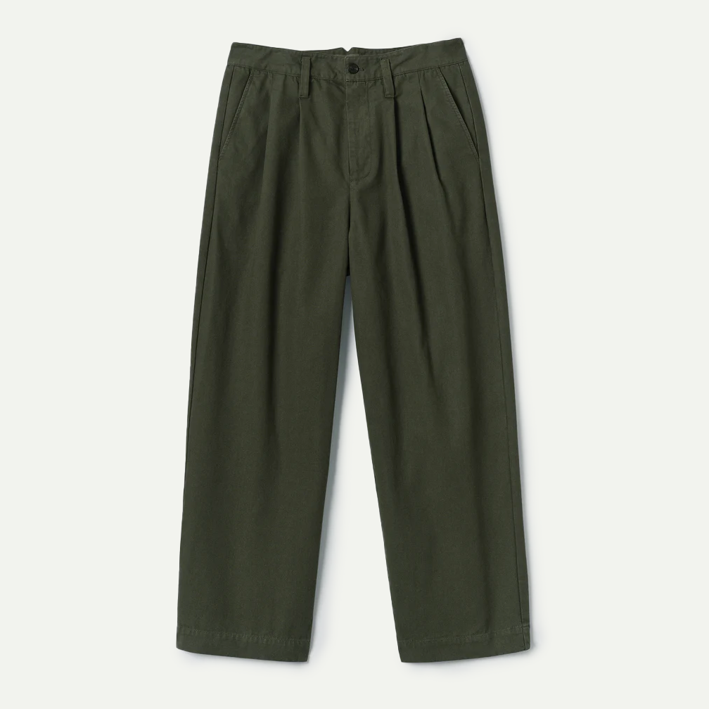 Kale Bill Cotton Wide Leg Trousers