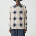 Slate/Putty Mosaic Cotton Ikat Shirt