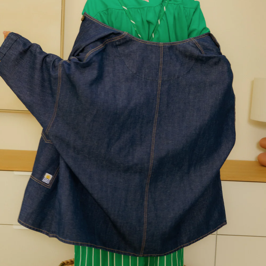 Indigo Denim Chambray Lowe Jacket