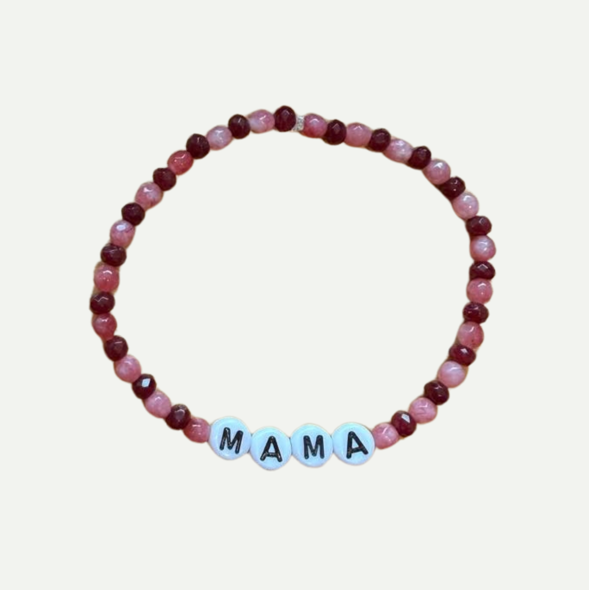 Pink Chalcedony Mama Bracelet