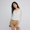 Ivory Maris Fine Gauge Cardi