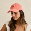 Dusty Red Floral Mella Cap