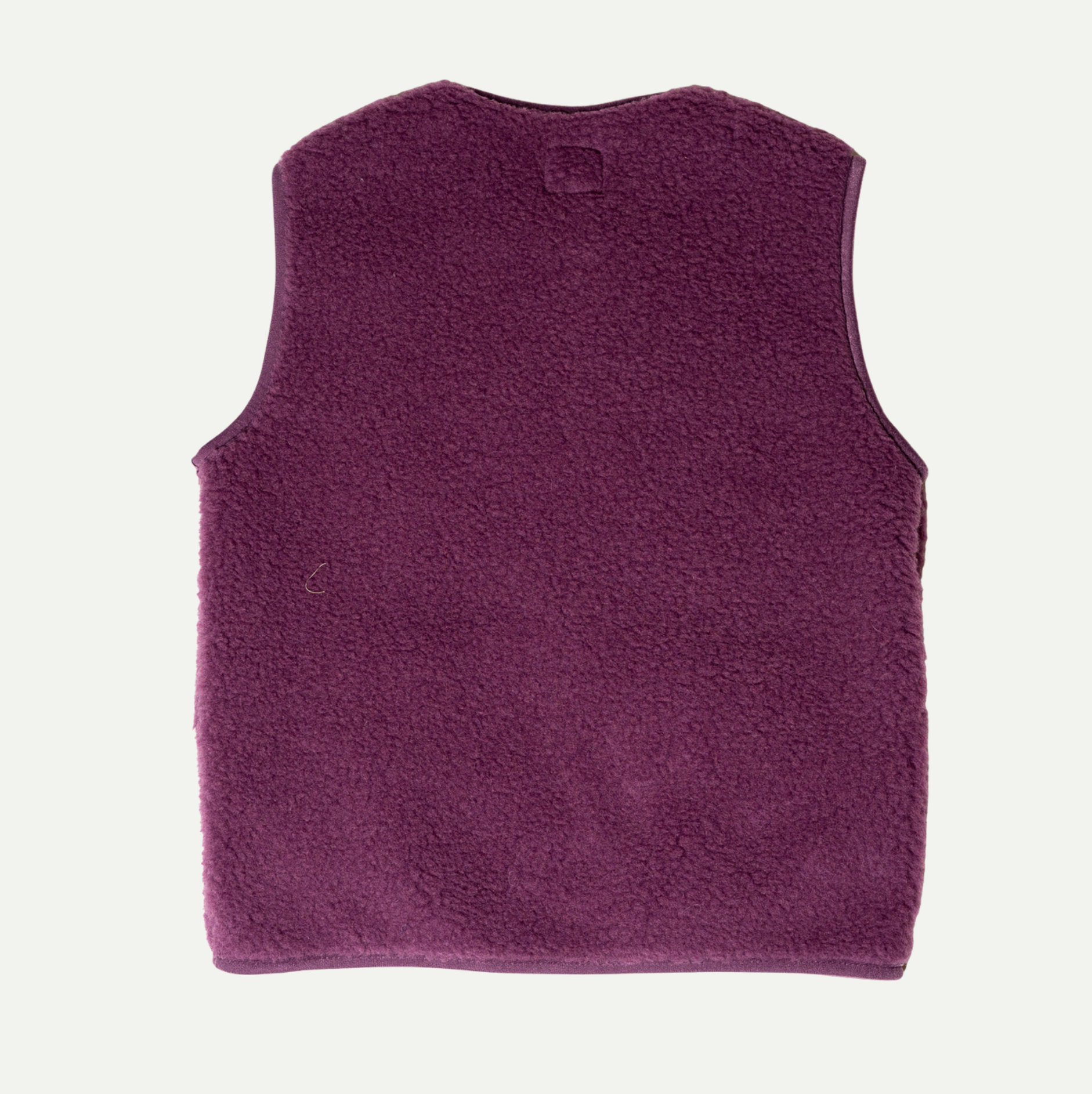Ultralight French Violet Pepitko Wool Fleece Vest