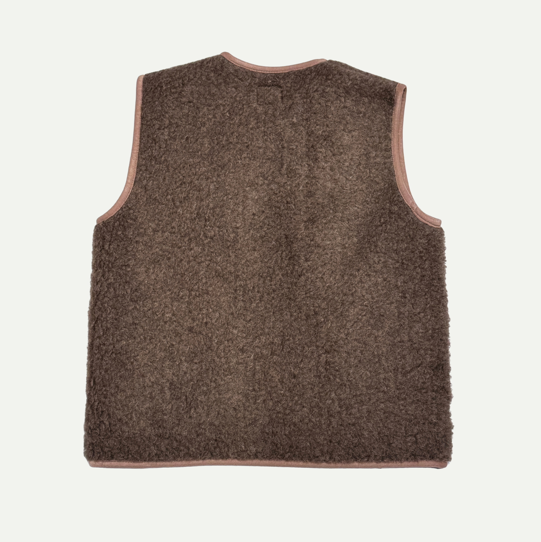Bark Pepitko Wool Fleece Vest