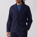 Dark Navy Fine Cord Server Suit Jacket