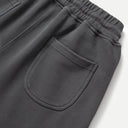 Washed Black  Loopback Crewneck Sweat Shorts