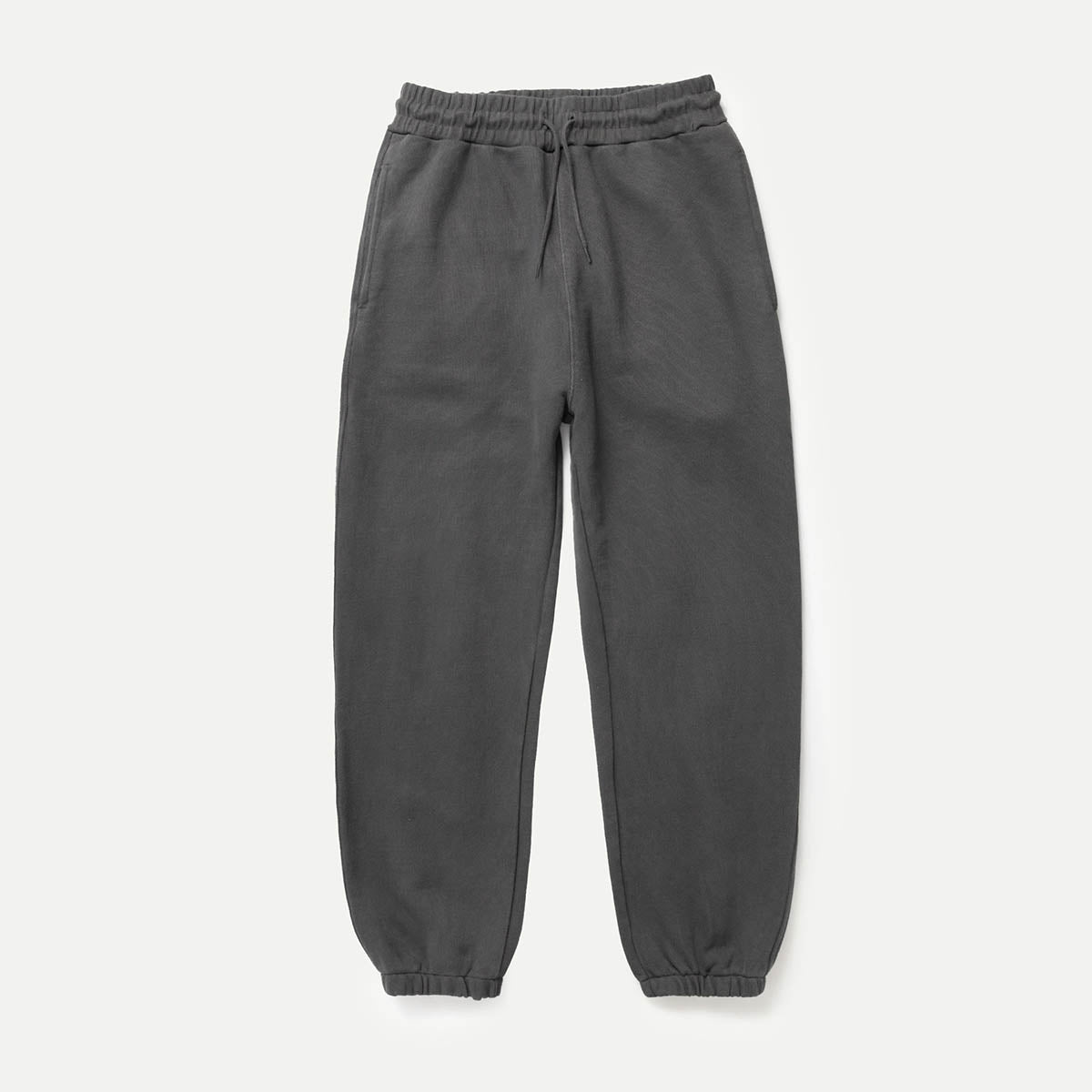 Washed Black  Loopback Crewneck Sweatpants