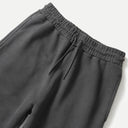 Washed Black  Loopback Crewneck Sweatpants