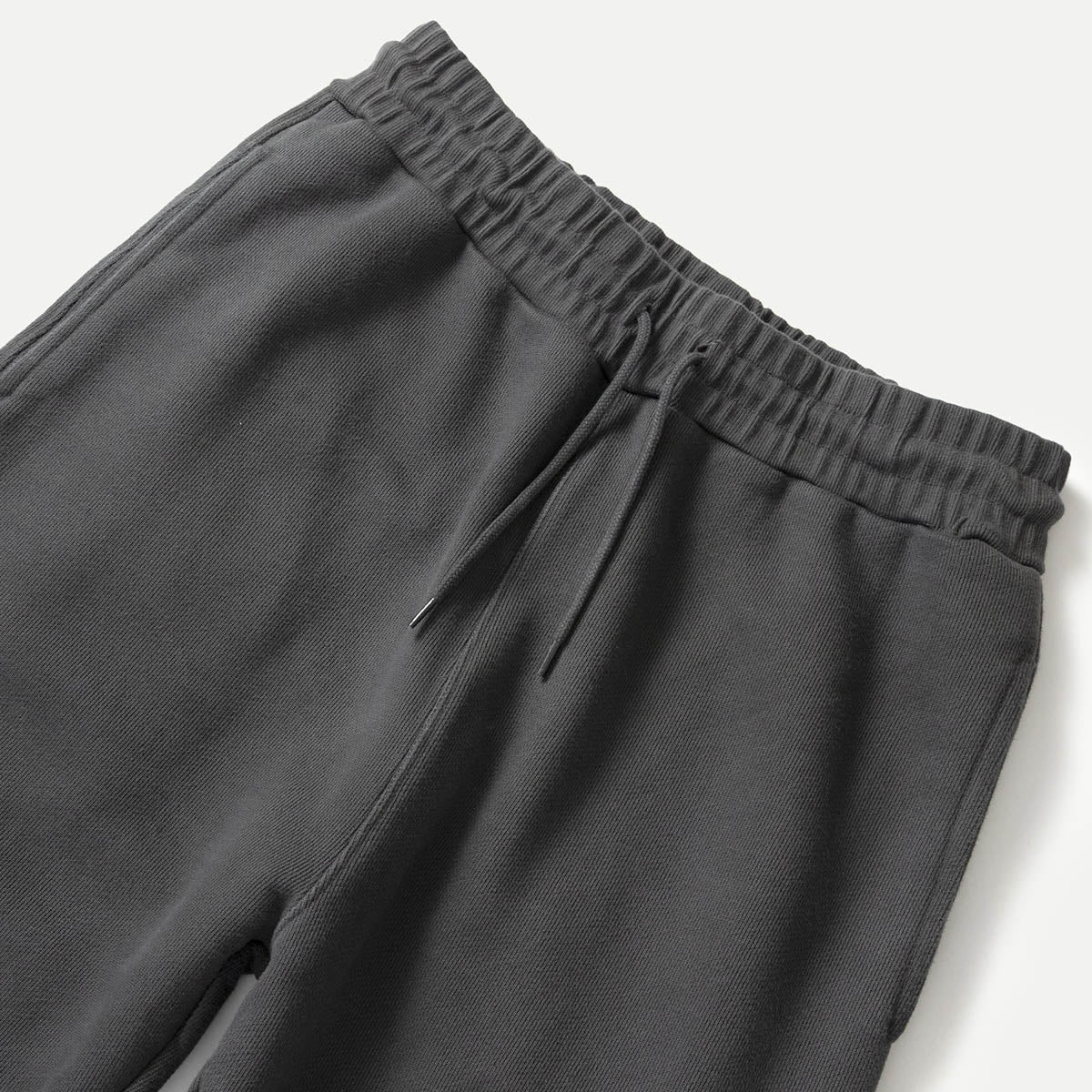 Washed Black  Loopback Crewneck Sweatpants