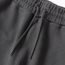 Washed Black  Loopback Crewneck Sweatpants