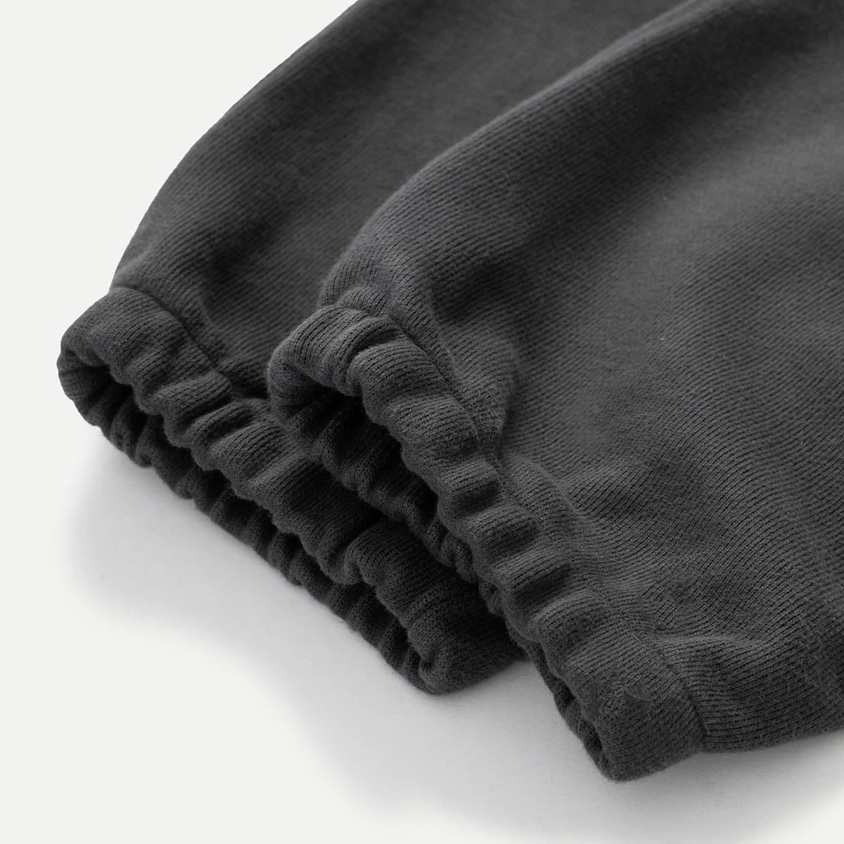 Washed Black  Loopback Crewneck Sweatpants