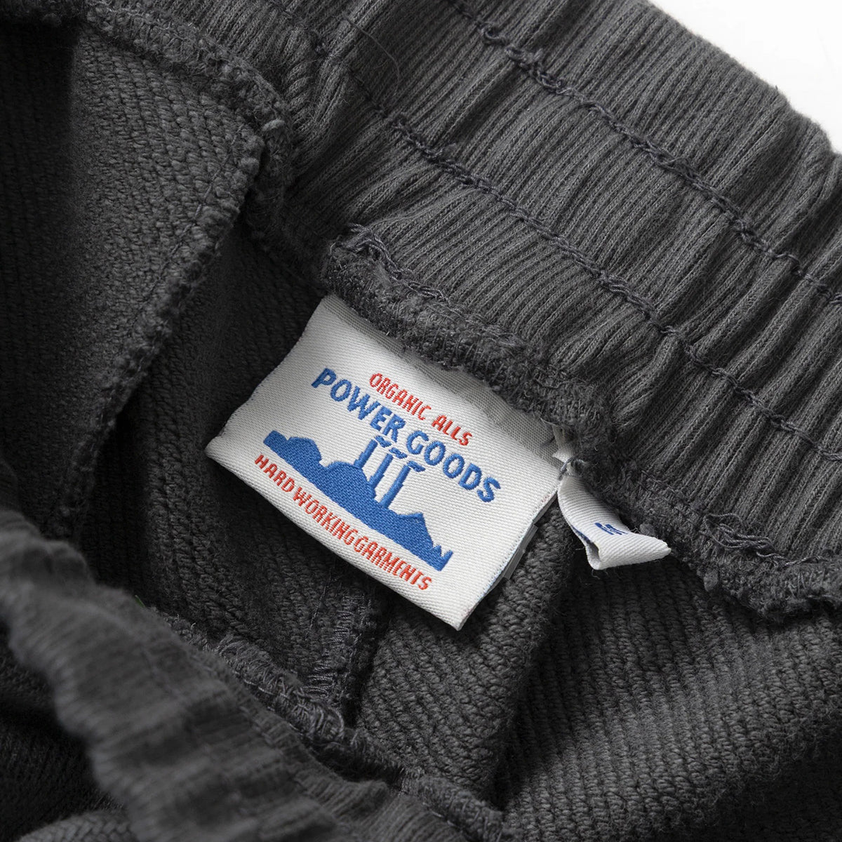 Washed Black  Loopback Crewneck Sweatpants