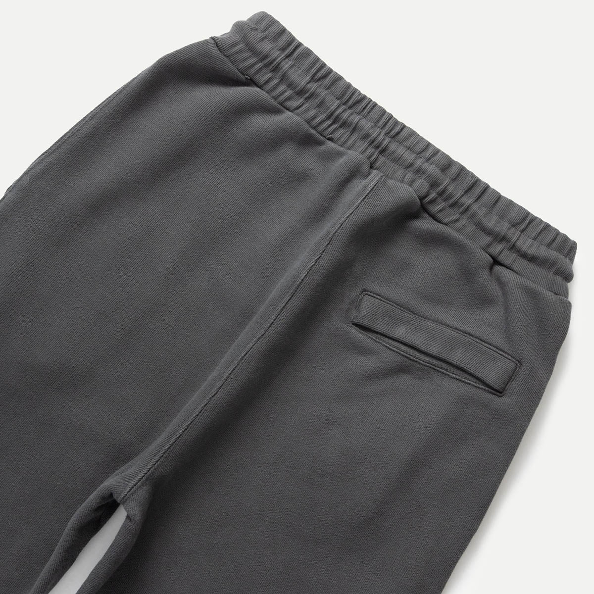 Washed Black  Loopback Crewneck Sweatpants