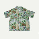 Green Peacock Garden Hawaiian Shirt