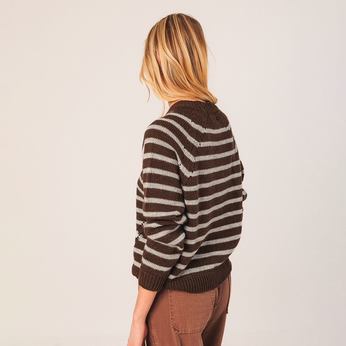 Chocolate Striped Sweater