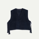 Navy Pachuca Wool Pull Over Vest